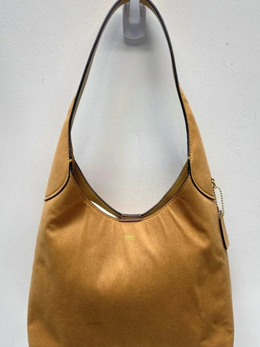 🎉 BROWN SUEDE COACH BROOKLYN